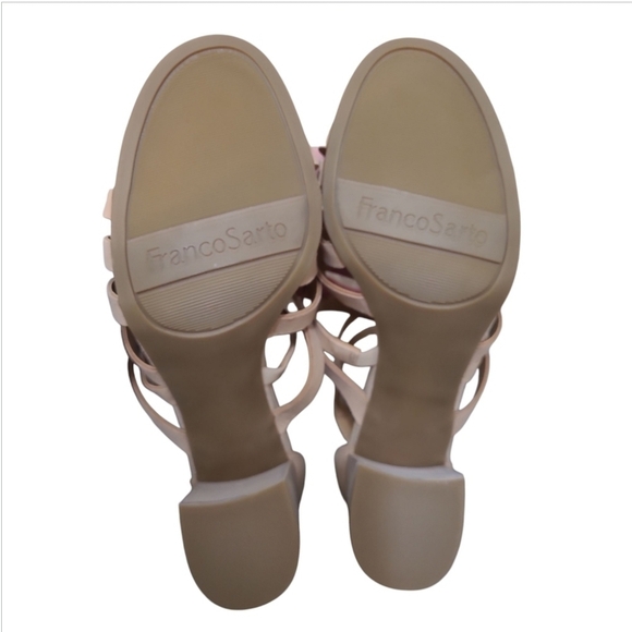 Franco Sarto womens Madrid Heeled Sandal Taupe Size 8 Medium NWOT - Picture 8 of 13